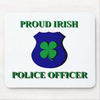 Proud Irish Police Officer Mouse Pad