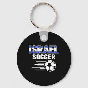 Proud Israel Soccer Fans Jersey - Support Israeli  Key Ring
