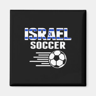 Proud Israel Soccer Fans Jersey - Support Israeli  Magnet