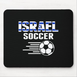 Proud Israel Soccer Fans Jersey - Support Israeli  Mouse Pad