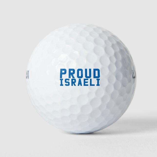 Proud Israeli Golf Balls (Front)