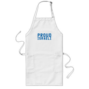 Proud Israeli Long Apron