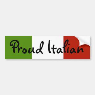 Proud Italian Bumper Sticker