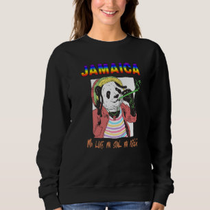 Proud Jamaican Reggae Caribbean Music Jamaica Sweatshirt