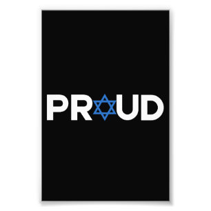 Proud Jewish Hebrew Holiday Proud Jew Religious  Photo Print