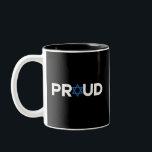 Proud Jewish Hebrew Holiday Proud Jew Religious Two-Tone Coffee Mug<br><div class="desc">Proud Jewish Hebrew Holiday Proud Jew Religious</div>