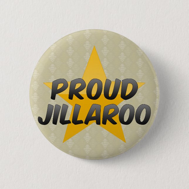 Proud Jillaroo 6 Cm Round Badge (Front)