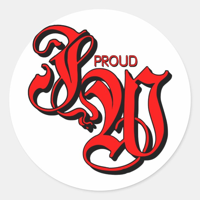 Proud JW Jehovahs Witness Classic Round Sticker (Front)