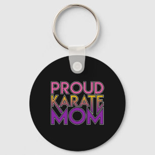 Proud Karate Mum Martial Arts Gift  Key Ring