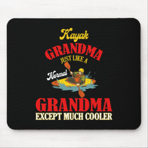 Proud Kayak Grandma Cool Best Friend Funny Definit Mouse Pad