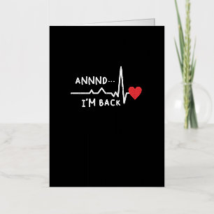 Proud Kidney Transplant Warrior Alive and Foil Greeting Card