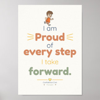 Proud | Kids Affirmation Poster