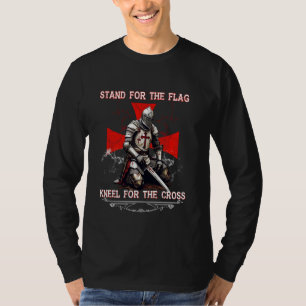 Proud Knight Templar Christian Warrior Of God Crus T-Shirt