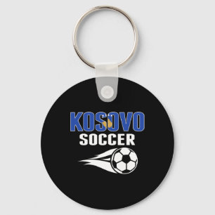 Proud Kosovo Soccer Fans Jersey - Kosovan Footll L Key Ring