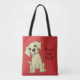 Proud Lab Mum Cute Tote Bag