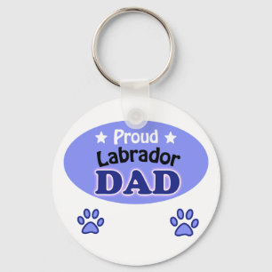 Proud Labrador Dad Key Ring