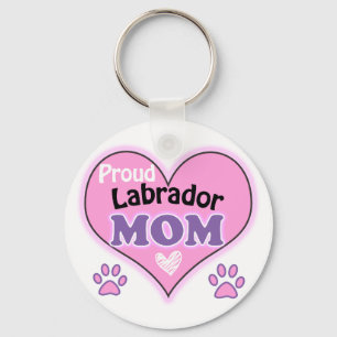 Proud Labrador Mum Key Ring