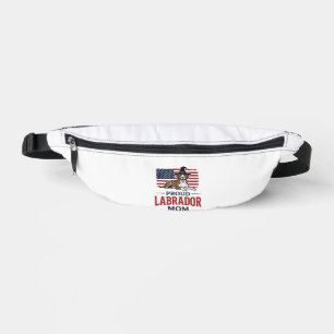 Proud Labrador Mum Patriotic Dog Halloween Shirt D Bum Bags