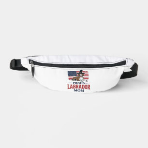 Proud Labrador Mum Patriotic Dog Halloween Shirt D Bum Bags