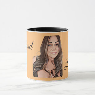 Proud Latina Beautiful Girl Mug