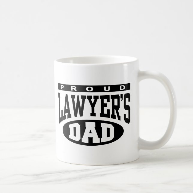 Proud Lawyer's Dad Coffee Mug (Right)