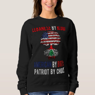 Proud Lebanese American Flag Lebanon Usa Sweatshirt