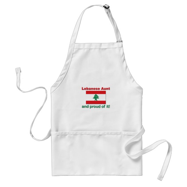 Proud Lebanese Aunt Standard Apron (Front)