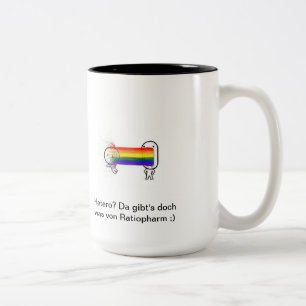 PROUD Lesbian Two-Tone Coffee Mug