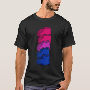 Proud Lgbt The Bisexual Pride Flag Frog T-Shirt