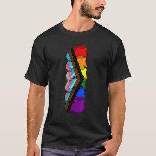 Proud Lgbt The Modern Pride Flag Frog T-Shirt
