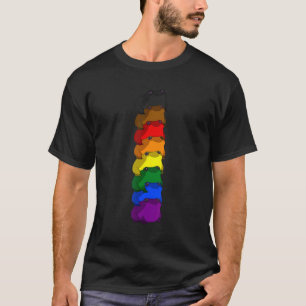 Proud Lgbt The Philadelphia Pride Flag Frog T-Shirt