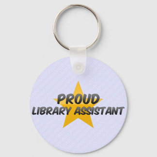 Proud Library Assistant Key Ring