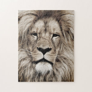 Proud Lion - Face - Jigsaw Puzzle