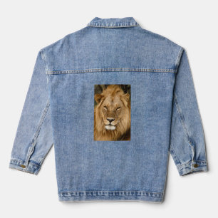 Proud Lion, Great Mane. Denim Jacket