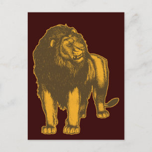 Proud Lion Postcard