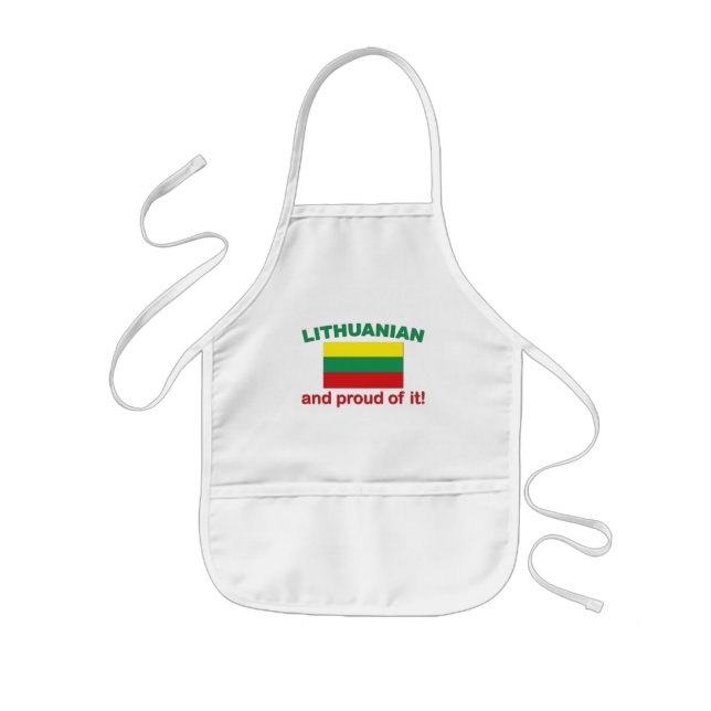 Proud Lithuanian Kids Apron (Front)