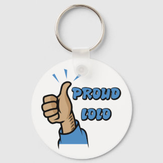 "Proud Lolo" Keychain