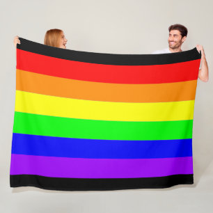 Proud Loud 2 Rainbow Fine Art  Fleece Blanket