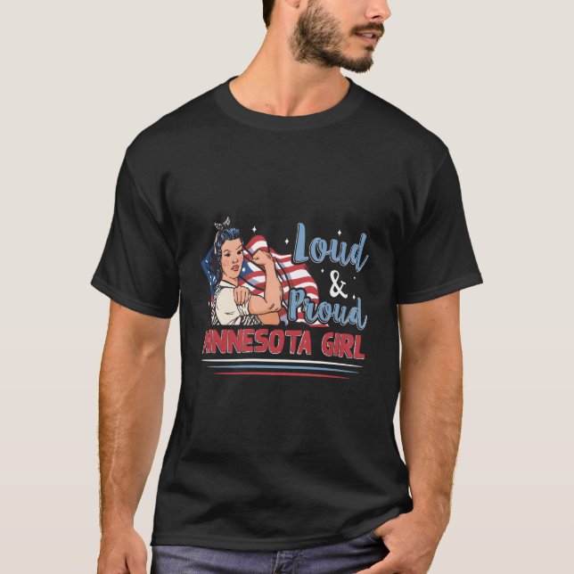 Proud Loud Minnesota T-Shirt (Front)