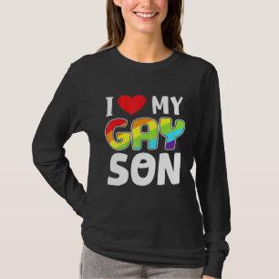 Proud Love Mother Father Son Matching Mum Dad Prid T-Shirt