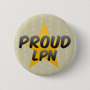 Proud Lpn 6 Cm Round Badge