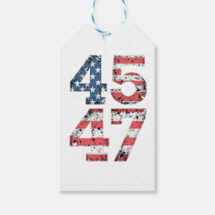 Proud Maga 47th Trump Won Inaguration Day  Gift Tags