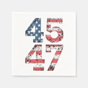 Proud Maga 47th Trump Won Inaguration Day Napkin