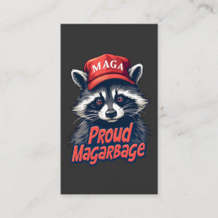 Proud MAGA Garbage For Trump supporter Election Business Card