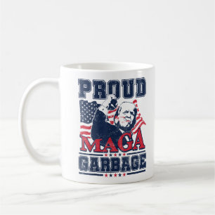 Proud MAGA Garbage Vote Trump 2024 Trump Supporter Coffee Mug