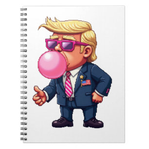 Proud Maga Trump Pixel President Inaguration Day  Notebook