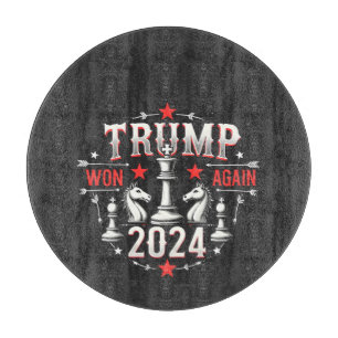 Proud Maga Trump Won again 2025 Inaguration Day Cutting Board