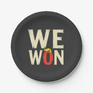 Proud Maga Trump Won Inaguration Day Speech 2025 Paper Plate