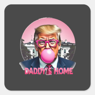 Proud Maga Trump Won Vance Election 2024  Square Sticker