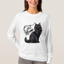 Proud Maine Coon Cat Mum T-Shirt